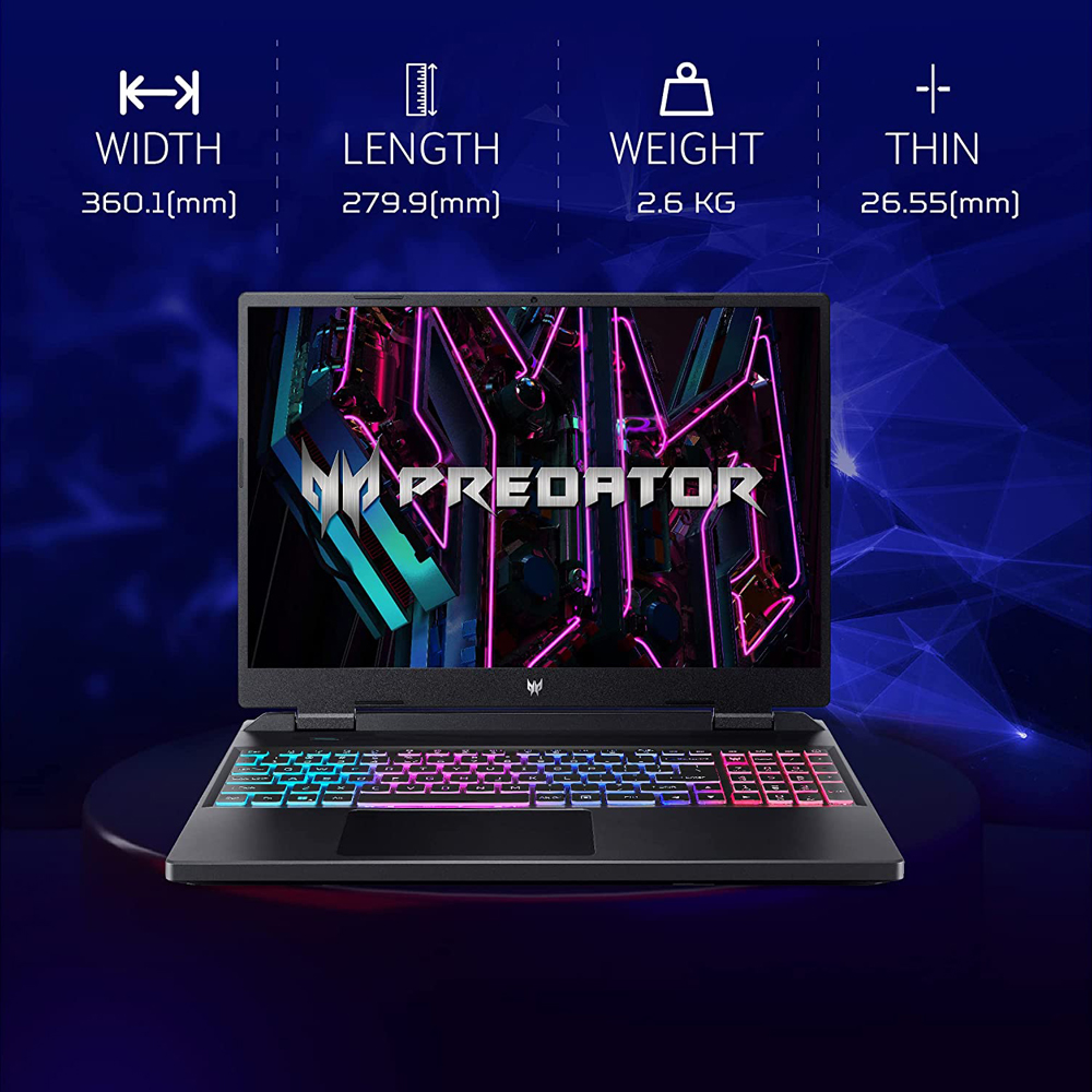 Buy Acer Predator Helios Neo 16 Gaming Laptop PHN16-71 | 13th Gen Intel Core i7 Processor with (16") WUXGA Display (16 GB/512 GB SSD/Windows 11 Home/NVIDIA® GeForce RTX™ 4050)